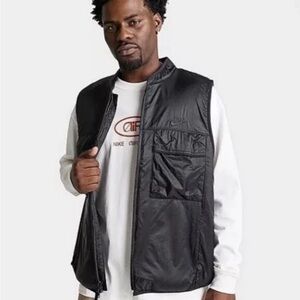 2XL Nike Tech Fleece Vest Utility Water Repellent Zip Pockets FD0755-010 Men'